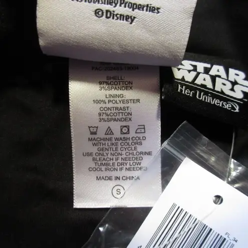 Her Universe NWT Disney Parks The Dress Shop Darth Vader Cotton Halter Dress S
