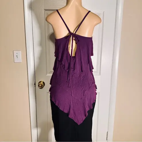 American Dream Purple Tiered Tank Size M