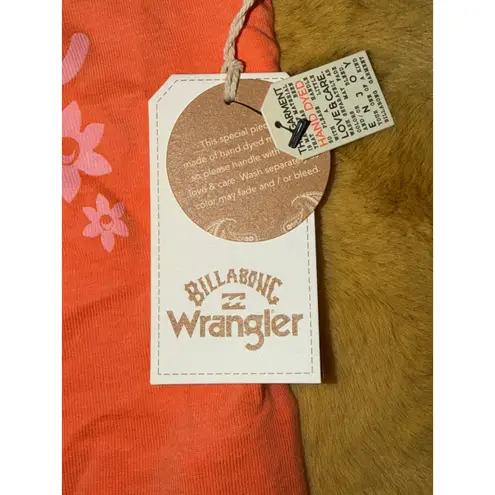 Billabong X Wrangler Women's Orange Surf Out West Tank Top, Size XS/6, NWT