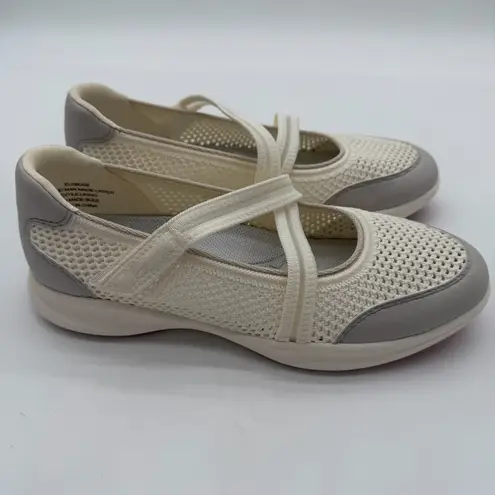 Vivaia Isabeli Walker Pro Mesh Mary Jane Sneaker Comfort Flats Flower Grey 8 Gray
