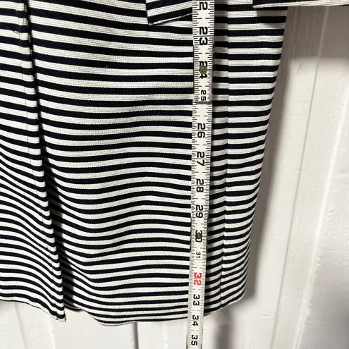 Nwot Katherine New York Navy Blue and white striped three button lined jacked 4