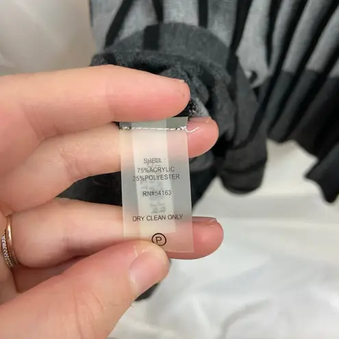 Marc New York women's black gray long sleeve soft stretch knit knee scoop dress