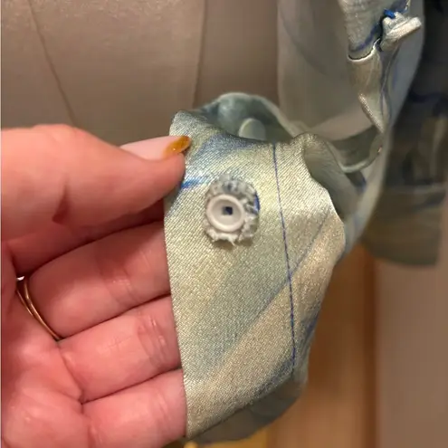 Alexis aqua l/s dress size S