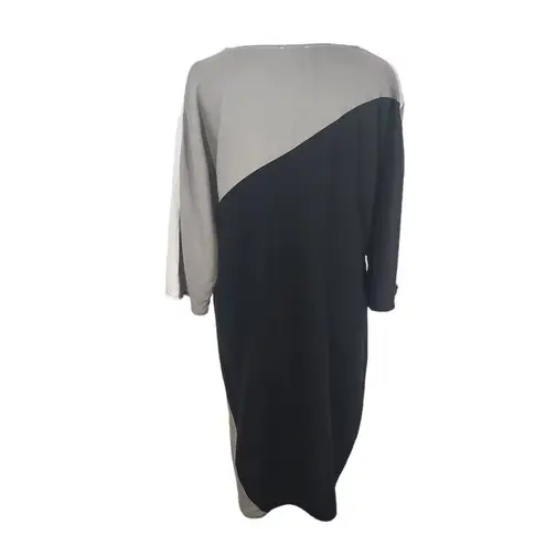 For Cynthia Linen Shift Dress Size Medium Linen Colorblock Dress