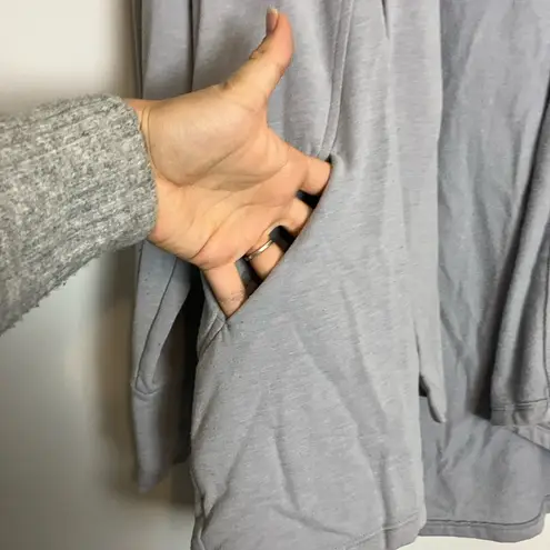 Cuddl Duds Comfortwear Gray Neutral Shawl Collar Cardigan