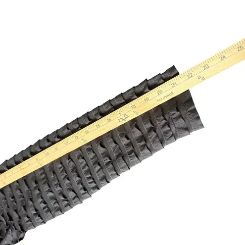 Womens See Though Black Ruffle Jacket Size S Petite Sheer Full Zip Ethereal