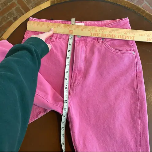 Rolla's Free People Original High Rise Straight Jeans Pink Size 28 fun cute