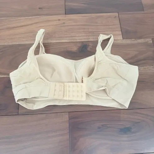 TrueKind Daily Comfort Wirefree Shaper Bra Chai Size L Seamless Comfort Tan Size L