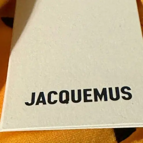 Jacquemus Passio crepe Orange button up shirt size 6