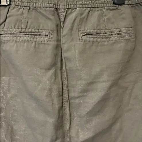 Kenar Olive Green Drawstring Mini Skirt Size 6