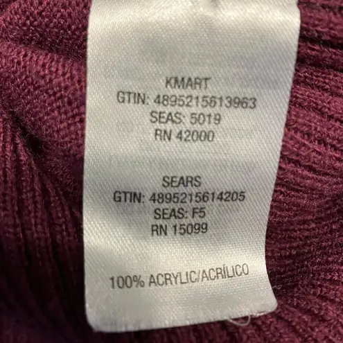 basic editions Basic Edition Faux Layered Sweater Purple Long Sleeve Medium