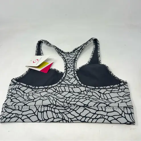 Moving Comfort Switch it up Racer sports bra in Sterling Woven size L Large NWT