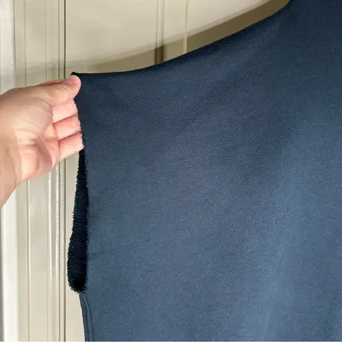 Frank & Eileen Audrey Funnel Neck Capelet Triple Fleece One Size Blue Size undefined