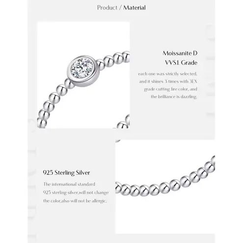 Boutique SALE 14k Platinum Beaded Bezel Diamond Ring, GRA Certificate