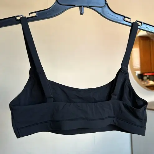 SKIMS  Fits Everybody Scoop Bralette Size XL in Onyx Black NWT