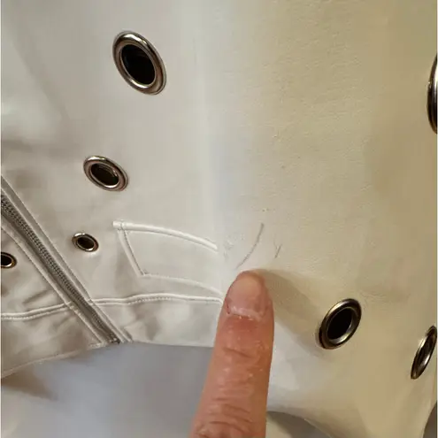 Cinq à Sept Harriet Faux Leather Jacket size medium (see picture for details)