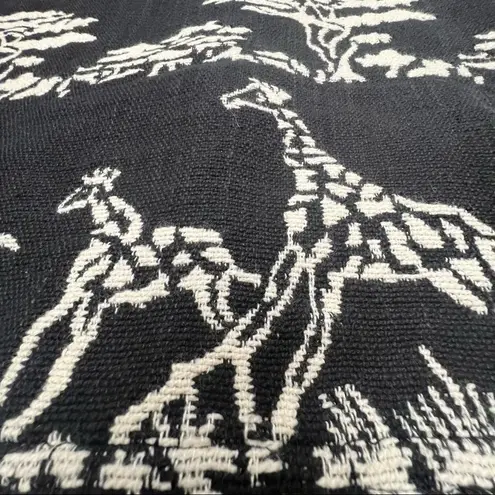 Vintage New Identity Elephant & Giraffe Safari Print Tapestry Jacket Size M