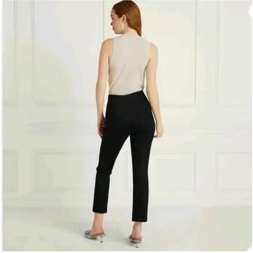 Hill House Womens Claire Pull On Black Cropped Pants Sz M NWT Office Academia Size M