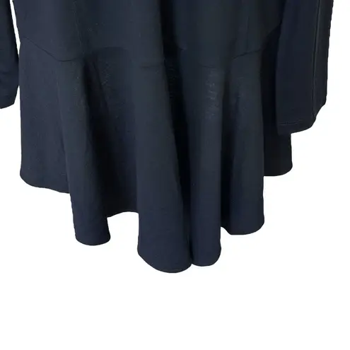 Soft Surroundings Women's Jacket Top Size XL Calista Black Full Zip Tunic