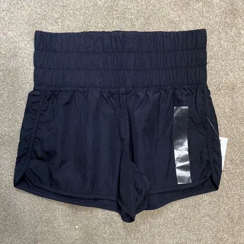 Dip Black High Waisted Thick Band Running Shorts Size S - Image 1