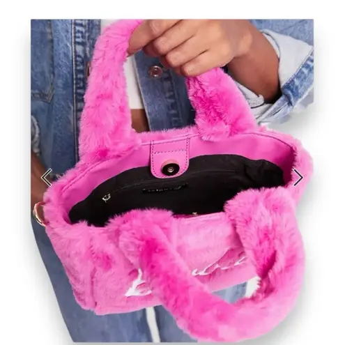 Barbie & Skinnydip London Collaboration Pink Furry Crossbody RARE Purse Bag