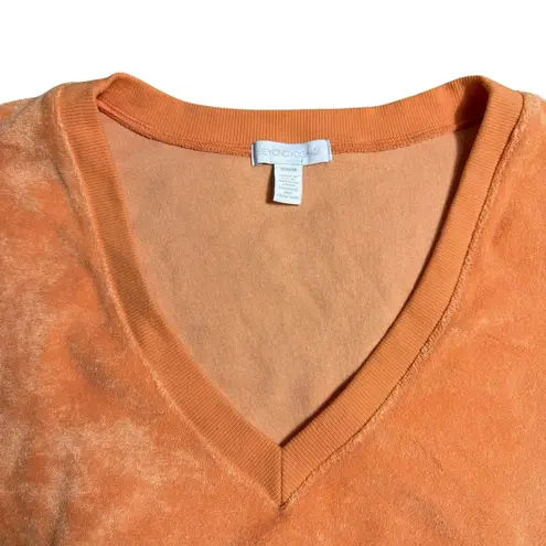 Beyond Yoga Tropez Pullover Orange Dream Size Medium Terry Sweater Pilates