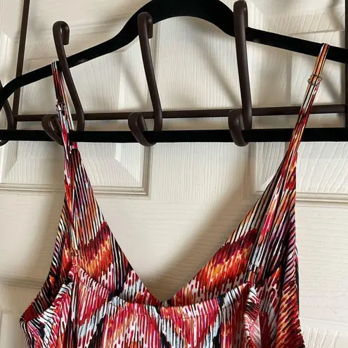 Veronica M Jene Stretch Drop Waist Maxi Dress size medium