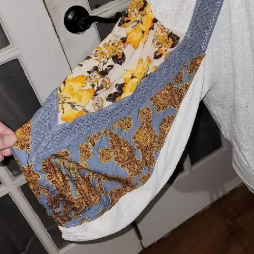 Free People ‎ Womens Casual Clash Long Sleeve Shirt Top Small