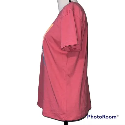 Fifth Sun  junior large desert butterfly shirt sleeve crew neck slate rose tshirt