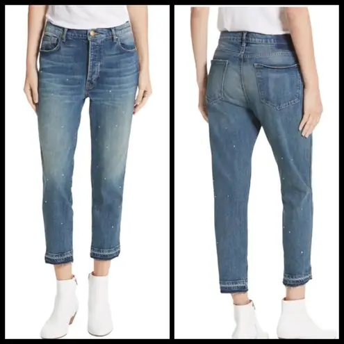 The Great ππ The Fellow Jeans Drifter Wash with Rhinestones Button Fly 27 NWT