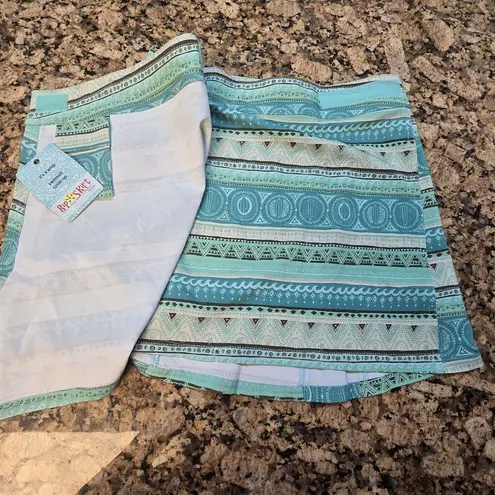 Ripskirt Hawaii Wrap Skirt Cover Up Surf Stripe Green Size XS NWT