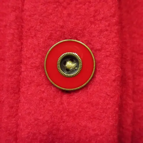 J.Crew NWT  Lady Jacket in Holiday Red Italian Boiled Wool Blazer 0