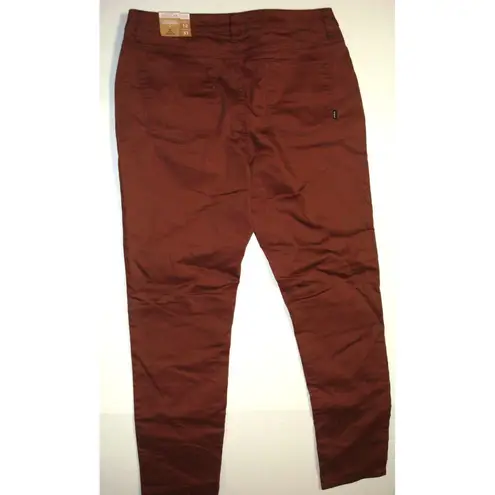 prAna New NWT Womens 12 31 x 32 Kayla High Rise Jeans Pants Dark Brown Organic