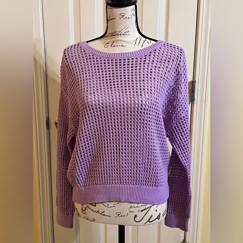Calvin Klein Jeans Petite Cotton Open Stitch Sweater