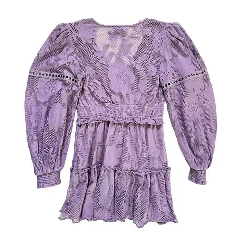 HEMANT AND NANDITA Nysa Short Dress in Lavender Purple