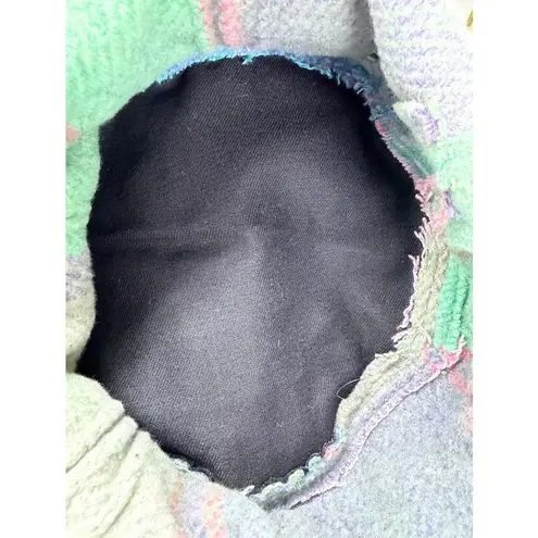 Handmade VTG 80s Wool Plaid Beret Pastel Cottagecore Preppy Cozy Retro Hat