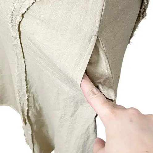 Ciao Lucia Rosalba Midi Dress Linen A Line Sandstone Women’s Size S Brown