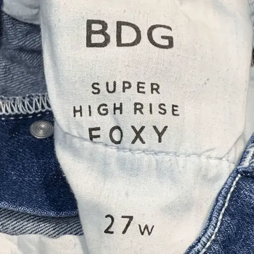 BDG  Super High Rise Foxy Button Fly Denim Short