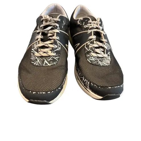 Alegria TRAQ Qarma Qwik Smart Walking Shoes Black White QAR-5993 Size 40 US 9.5