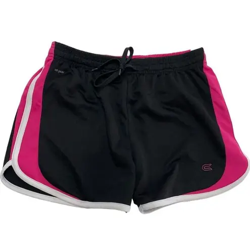 Colosseum Athletics Colosseum Shorts Womens Small Black Pink Stretch Workout Athletic Active Poly