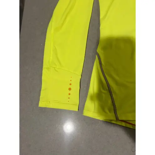 Tommie Copper Long Sleeve Athletic Shirt Yellow Cool Copper Fabric Size L Size L