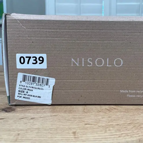 Nisolo Women's Go To Woven Heeled Slip