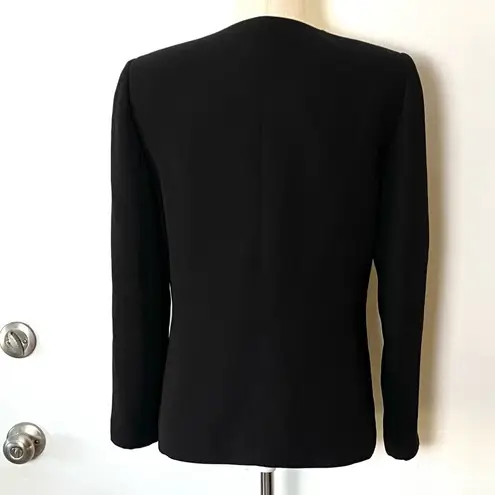 Tahari Black Gold Chain Blazer