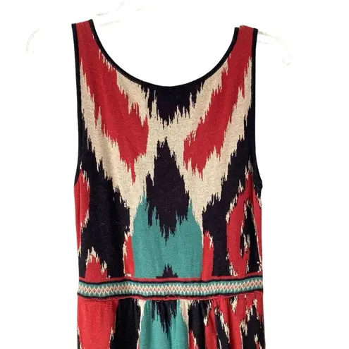 Peruvian Connection  Uzbek Ikat Pima Cotton Knit Maxi dress size medium - Image 6