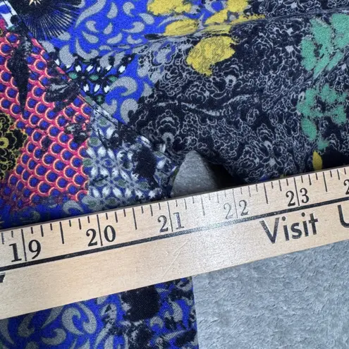 Christopher & Banks Christopher Banks Patchwork Jacket Womens L Multicolor Artsy Boho Retro Y2K