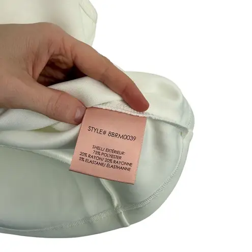 Badgley Mischka Ivory Tank Top Layered Scoop Neck Sleeveless NWT Womens Plus 2XL