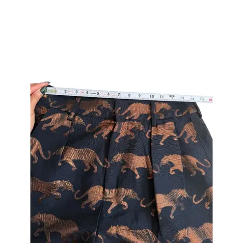 Marc by Marc Jacobs Jaguar Print High Waist Wool Blend Shorts Size 6