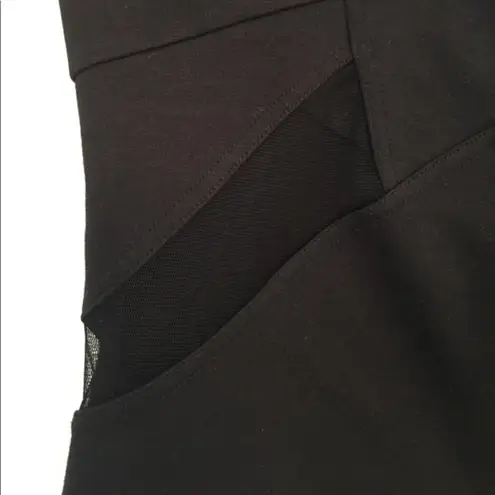 Finders Keepers Mini Dress S Big Wheel Body Cut Outs Mesh Black