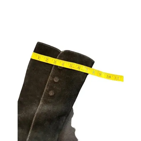 Söfft Burgamo Women's Tall Black Leather & Suede Boots Size 7M Zipper Closure Bu