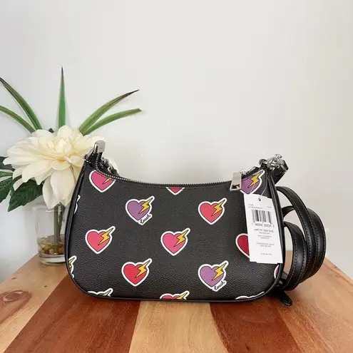 Coach NWT  Teri Shoulder Bag and Snap Wallet With‎ Heart Bolt Print